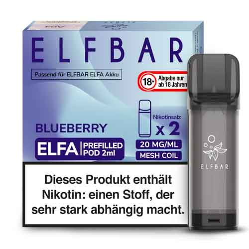 Elfbar ELFA Prefiiled Pod - Blueberry (2Stk)