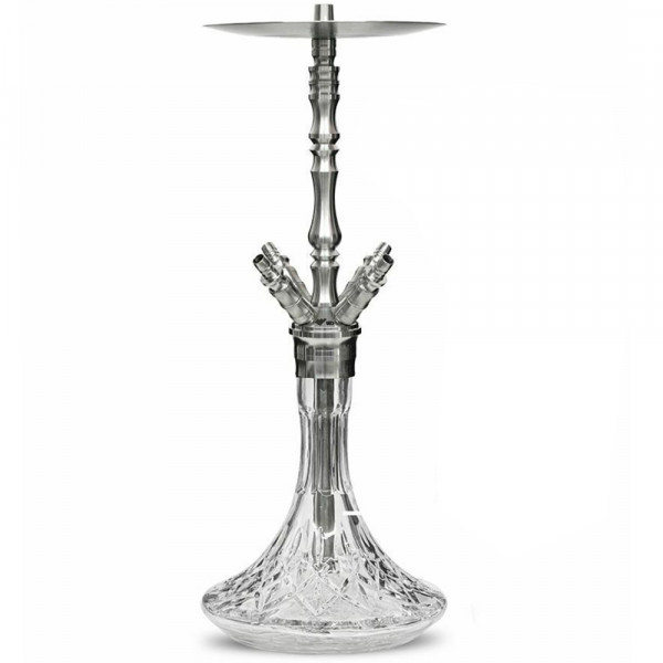 WD Hookah V3 0A-14 Clear Edelstahl