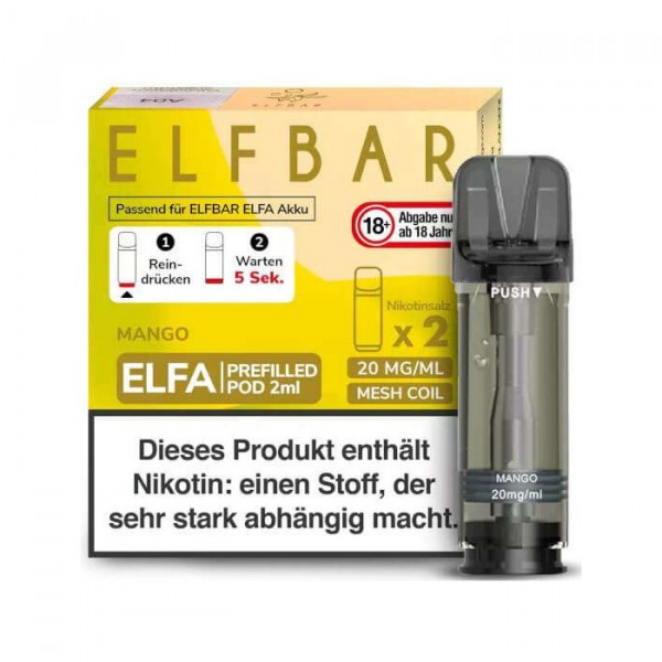 Elfbar ELFA Prefiiled Pod - Mango (2Stk)