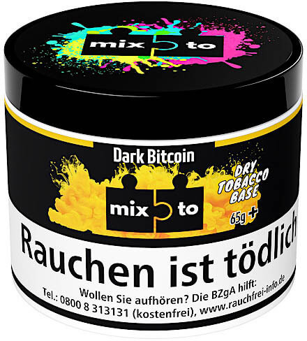 Mixto - Dry Tobacco Base 65g - Dark Bitcoin