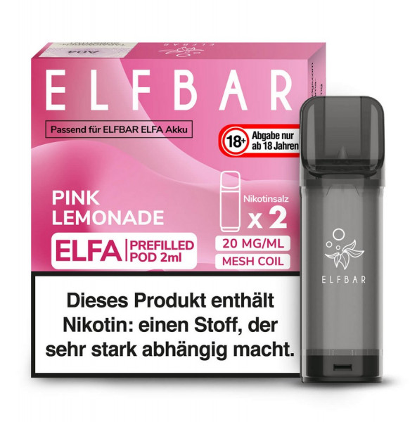 Elfbar ELFA Prefiiled Pod - Pink Lemonade (2Stk)