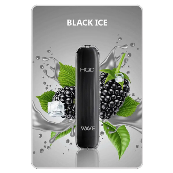 HQD Wave Black Ice - E-Shisha 600 Züge