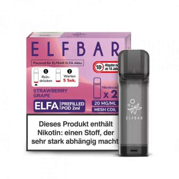 Elfbar ELFA Prefiiled Pod - Strawberry Grape (2Stk)