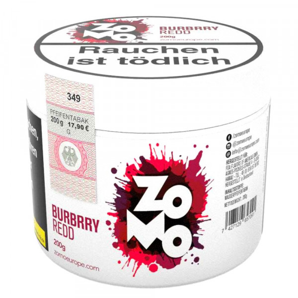 Zomo Tabak - Burbrry Redd 200 g