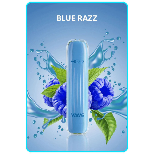 HQD Wave Blue Razz - E-Shisha 600 Züge