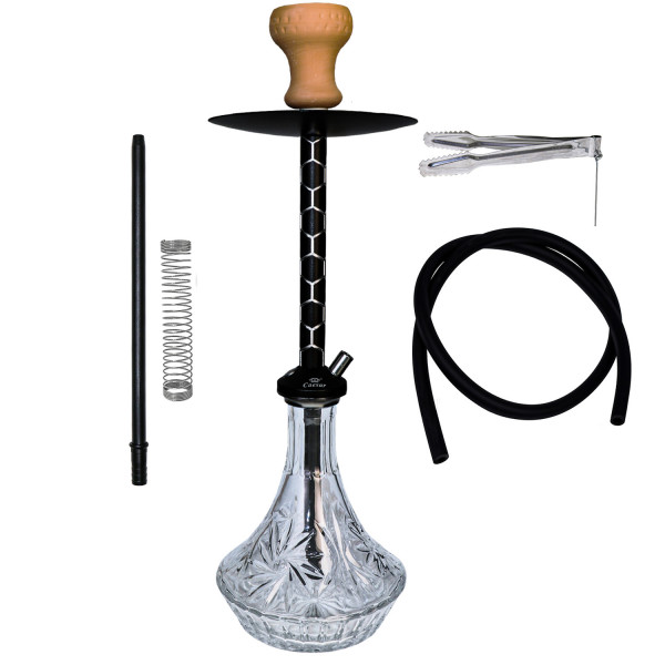 Caesar Shisha Crystal Chain - 640 Black Clear