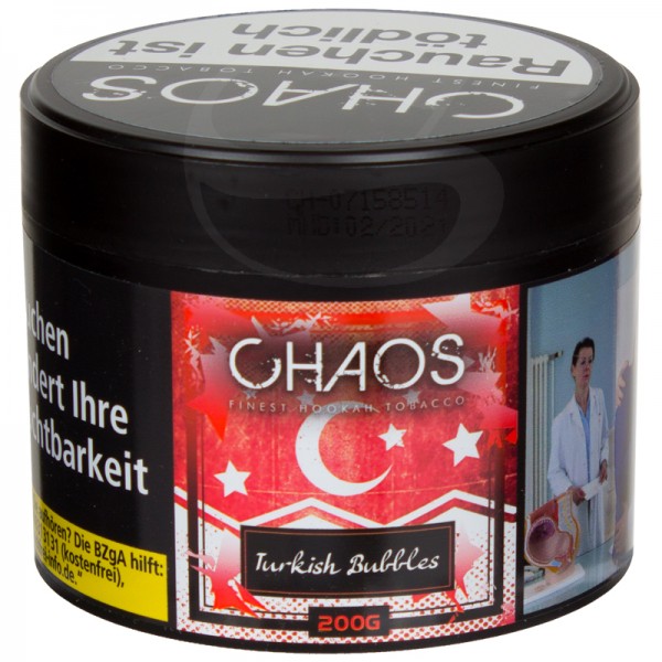 Chaos Tabak Turkish Bubbles 200 g Dose