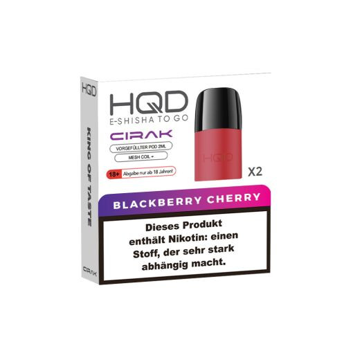 HQD Cirak Prefilled Pod Blackberry Cherry (2Stk)