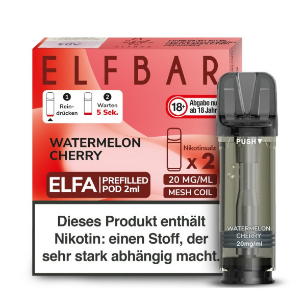 Elfbar ELFA Prefiiled Pod - Watermelon Cherry (2Stk)