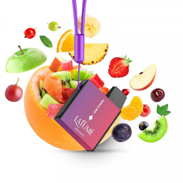 La Fume Vape Cuatro - Tropical Fruit E-Shisha 600 Züge