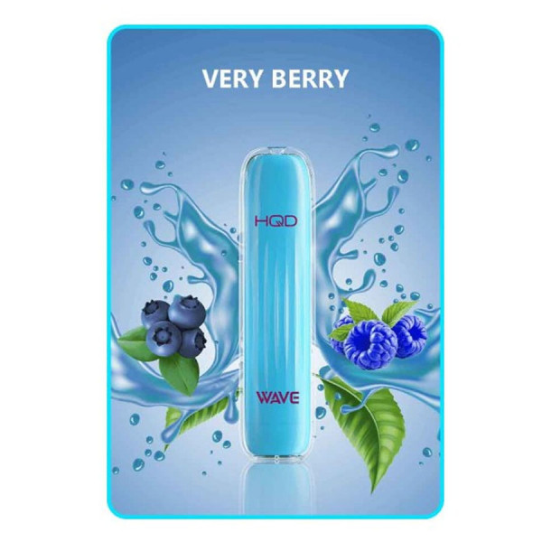 HQD Wave Very Berry - E-Shisha 600 Züge