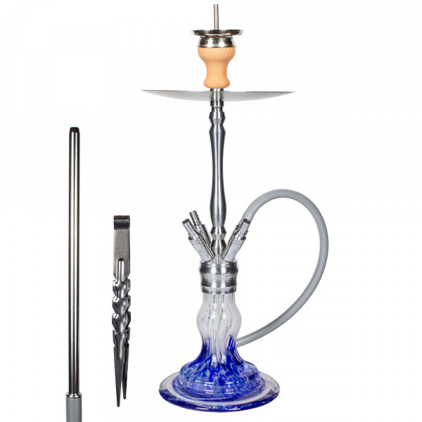 Secret Hookah Undercover Blue Edelstahlset